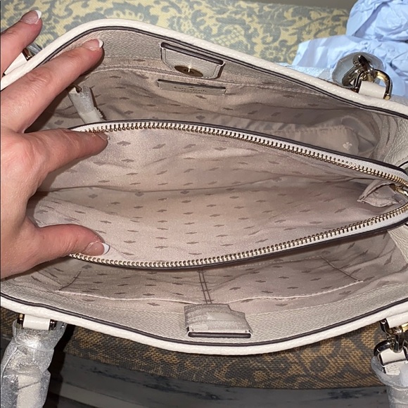 Kate Spade 3 compartment Jackson straw medium shoulder bag warm gingerbr… - Picture 6 of 15